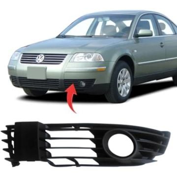 Vw Passat B5 Sis Far Kapağı Sol Sis Delikli Çerçeve 3B0853665L 10662062 (=LÜTFEN AÇIKLAMA BÖLÜMÜNÜ OKUYUNUZ=) 2-K-125