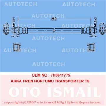 ARKA FREN HORTUMU TRANSPORTER T5