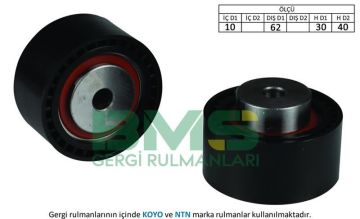 EKSANTRİK GERGİ RULMANI BOXER 02- - EXPERT 00- -P406-607 00-04 -807 02- -C5-C8-JUMPER- 2.2HDI