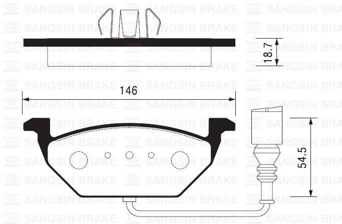 ÖN FREN BALATA FİŞLİ AUDI A3 00- / SEAT IBIZA IV. V 02- / LEON 99- / SKODA FABIA 99- / OCTAVIA 99- / ROOMSTER 06- / VW BORA 98-05 / GOLF IV.V.VI 98- / JETTA 08- / CADDY III 04- / POLO 02-10