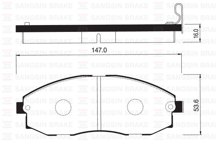 ÖN FREN BALATA HYUNDAI H100 STAREX 2.5L D4BH TC. TCI PANELVAN 96-07