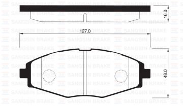 ÖN FREN BALATA DAEWOO LANOS 1.5L 1.6L KLAT 97-05 / MATIZ 0.8L 1.0L M200 M250 KLYA 98-