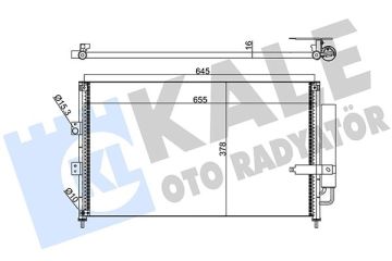 KLİMA KONDENSERİ CIVIC VIII AL/AL 653x378x16