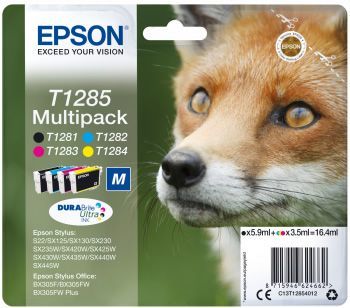 EPSON C13T12854022 MULTIPACK 4-COLOURS T1285 DURABRITE ULTRA INK EPSON C13T12854022 MULTIPACK 4-COLOURS