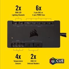 CORSAIR CL-9011110-WW COMMANDER PRO FAN VE RGB KONTROLCU