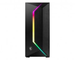 MSI MAG VAMPIRIC 100R TEMPERLI CAM  1 X A-RGB FAN 1 X 120MM FAN ATX GAMING BILGISAYAR KASASI