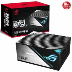 ASUS ROG-THOR-1200P2 PLATINUM 1200W MODÜLER GÜÇ KAYNAĞI JAPON KAPASİTÖRLER AURA SYNC VE OLED EKRAN PCIe 5.0 10 YIL GARANTI