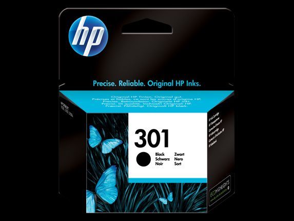 HP CH561EE (301) SIYAH MUREKKEP KARTUSU 190 SAYFA