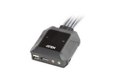 ATEN CS22DP-AT 2-PORT USB DISPLAYPORT CABLE KVM SWITCH