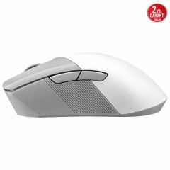 ASUS ROG GLADIUS III WIRELESS AIMPOINT 2.4GHz BLUETOOTH 36000 DPI SENSÖR 6 FARKLI PROGRAMLANABİLİR TUŞ DEĞİŞTİRİLEBİLİR SWITCH OYUNCU MOUSE BEYAZ