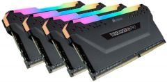 CORSAIR CMW128GX4M4D3600C18 128GB (4X32GB) DDR4 3600MHz CL18 VENGEANCE RGB PRO BLACK SOGUTUCULU DIMM BELLEK