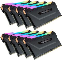 CORSAIR CMW256GX4M8E3200C16 256GB (8X32GB) DDR4 3200MHz CL18 VENGEANCE RGB PRO BLACK SOGUTUCULU DIMM BELLEK