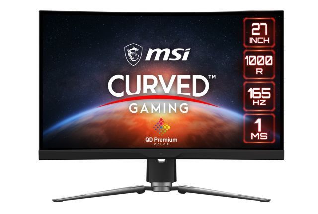 27 MSI MPG ARTYMIS 273CQR QD CURVED 1000R VA 2560X1440 (QHD) 16:9 165HZ 1MS FREESYNC PREMIUM GAMING MONITOR