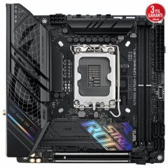 ASUS MB ROG STRIX B760-I GAMING WIFI INTEL B760 LGA1700 DDR5 7600 DP HDMI 2x M2 USB3.2 AX WiFi BT AURA RGB 2.5Gbit LAN MINI ITX ASUS 5X PROTECTION III