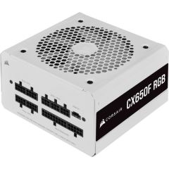 CORSAIR CP-9020226-EU CX650F 650W TAM MODULER 80PLUS BRONZE RGB GUC KAYNAGI BEYAZ