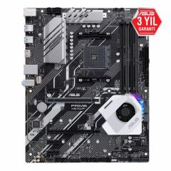 ASUS PRIME X570-P AMD X570 AM4 DDR4 4400 HDMI Çift M2 USB 3.2 AURA RGB ATX PCIe 4.0 128GB’a kadar ram desteği