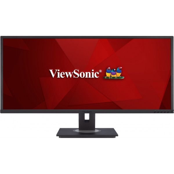 VIEWSONIC VG3448 WORKPRO MONITOR 34.1 5MS 60HZ VA 3440X1440 WQHD 300 HDMI DP 10BIT 21:9 50M:1 1.07B HOPARLOR FREESYNC FLICKER FREE MAVI ISIK FILTRESI TILT SWIVEL YUKSEKLIK AYARI VESA ENERGY STAR EPEAT
