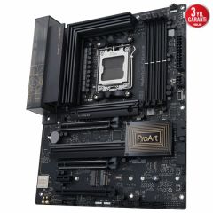 ASUS MB PROART B650 CREATOR AMD B650 AM5 DDR5 6400 DP HDMI 4x M2 USB3.2 WiFi 6E BT AURA RGB 2.5Gbit LAN ATX PCIe 5.0 x16 Slot 16-2 GÜC ASAMASI PCIe Slot Q-RELEASE