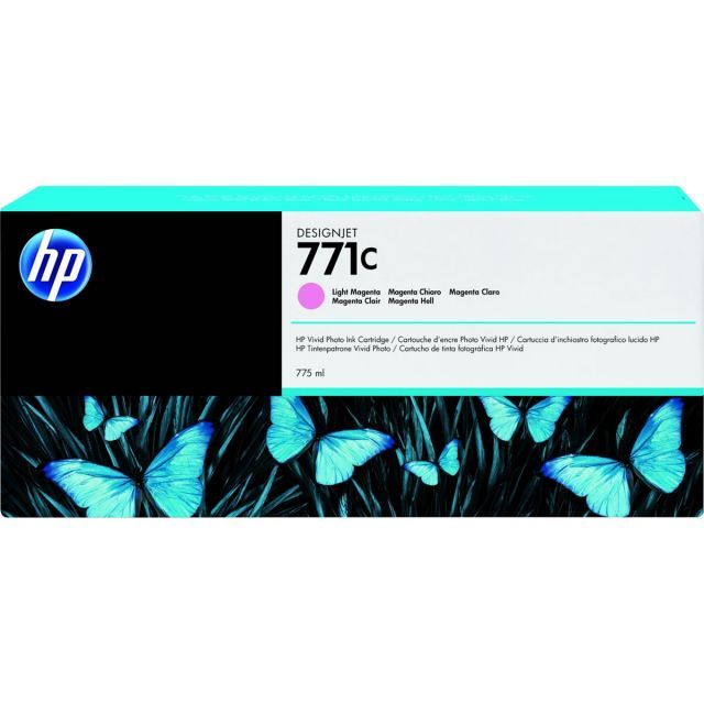 HP B6Y11A (771C) ACIK MACENTA 775 ML GENIS FORMAT MUREKKEP KARTUSU