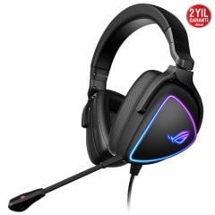 ASUS ROG DELTA S 7.1 ESS QUAD-DAC AI-MIC ÖZELLİKLİ DAİRESEL RGB AYDINLATMA USB-C BAĞLANTILI PC/PS4/XBOX/NINTENDO VE MOBİL OYUNLAR İÇİN RGB OYUNCU KULAKLIĞI