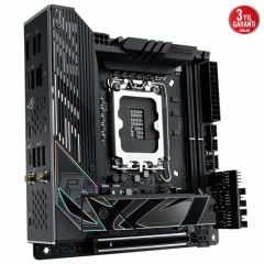 ASUS ROG STRIX Z790-I GAMING WIFI INTEL Z790 LGA1700 DDR5 7200 2XUSB4THUNDERBOLT HDMI 2X M2 USB3.2 WİFİ 6E BT AURA RGB 2.5GBİT LAN MİNİ ITX ROG STRIX HIVE KUMANDA ARMOURY CRATE AI SUİTE 3