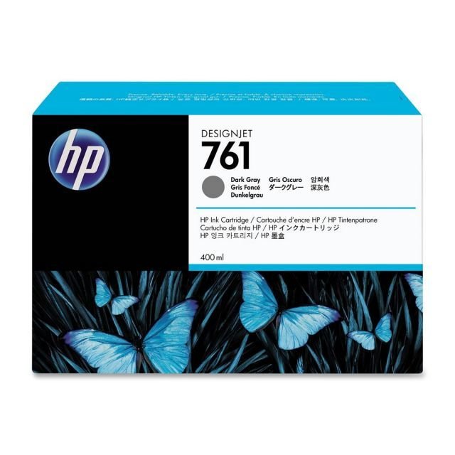 HP CM996A (761) KOYU GRI 400 ML GENIS FORMAT MUREKKEP KARTUSU