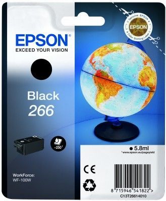 EPSON C13T26614010 SINGLEPACK BLACK 266 INK CARTRIDGE