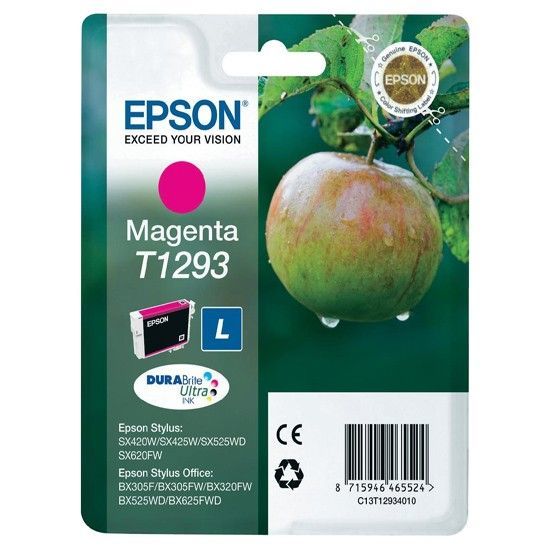 EPSON C13T12934022 MAGENTA-L-500SF-B42W/BX305F/BX320/BX525/BX625 7 ML-L