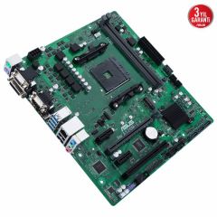 ASUS PRO A520M-C II/CSM AMD A520 AM4 DDR4 4600 DP HDMI DVI VGA M2 USB3.2 COM PCI TPM mATX ASUS 5X PROTECTION III UCRETSIZ UZAKTAN YONETIM YAZILIMI