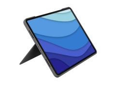 LOGİTECH COMBO TOUCH İPAD PRO 12.9 İNÇ 5. NESİL İLE UYUMLU ÇOK YÖNLÜ KLAVYELİ KILIF - GRİ 920-010186