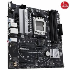 ASUS MB PRIME A620M-A-CSM AMD A620M-A-CSM AMD A620 AM5 DDR5 6400 DP HDMI VGA Çift M2 USB3.2 AURA RGB mATX UCRETSIZ UZAKTAN YONETIM YAZILIMI ASUS 5X PROTECTION III