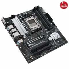 ASUS PRIME B650M-A AMD B650 AM5 DDR5 6400 DP HDMI VGA 2X M2 USB3.2 AURA RGB 2.5GBİT LAN MATX 128GB A KADAR RAM DESTEĞİ ASUS 5X PROTECTION III