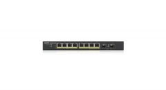 ZYXEL GS1900-10HP 8 PORT 8x100/100/1000 + 2xSFP WEB YONETİLEBİLİR POE SWITCH (77 WATT)
