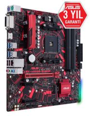 ASUS EX-A320M-GAMING AMD A320 SOKET AM4 DDR4 2666 HDMI DVI M2 USB3.1 AURA RGB MATX