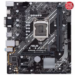 ASUS PRIME H410M-D Intel H410 LGA1200 DDR4 2933 HDMI VGA M2 USB3.2 COM mATX 64GB Ram Desteği