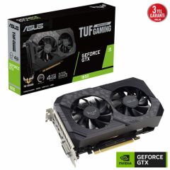 ASUS GEFORCE TUF-GTX1650-4GD6-P-V2-GAMING 4GB GDDR6 128bit 1620Mhz 1xDVI 1xHDMI 1xDP EKRAN KARTI