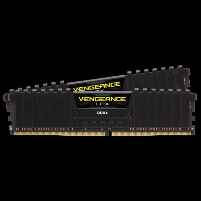 CORSAIR CMK32GX4M2A2666C16 32GB (2X16GB) DDR4 2666MHz CL16 VENGEANCE LPX SOGUTUCULU DIMM BELLEK BLACK