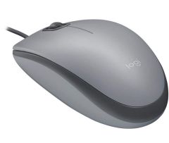 LOGITECH M110 SESSİZ TAM BOYUTLU KABLOLU USB-A BAĞLANTILI OPTİK MOUSE - GRİ 910-006760