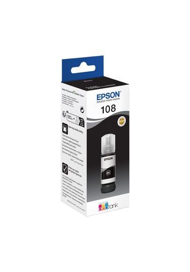 EPSON C13T09C14A (108) SİYAH MÜREKKEP KARTUŞ 70ML L18050