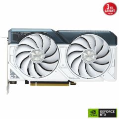 ASUS GEFORCE RTX 4060 DUAL-RTX4060-O8G-WHITE 8GB GDDR6 128bit 2535MHz OC HDMI 3xDP DLSS3 EKRAN KARTI