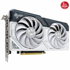 ASUS GEFORCE RTX 4060 DUAL-RTX4060-O8G-WHITE 8GB GDDR6 128bit 2535MHz OC HDMI 3xDP DLSS3 EKRAN KARTI