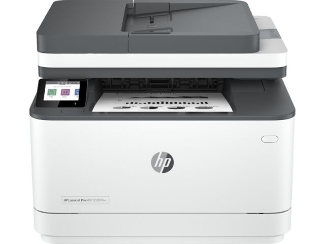 HP 3G632A 3103FDW RENKLİ ÇOK FONKSİYONLU LAZER YAZICI 33PPM FAX