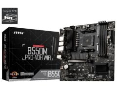 MSI B550M PRO-VDH WIFI AM4 DDR4 4400(OC) HDMI DVG VGA M.2 USB3.2 WIFI MATX