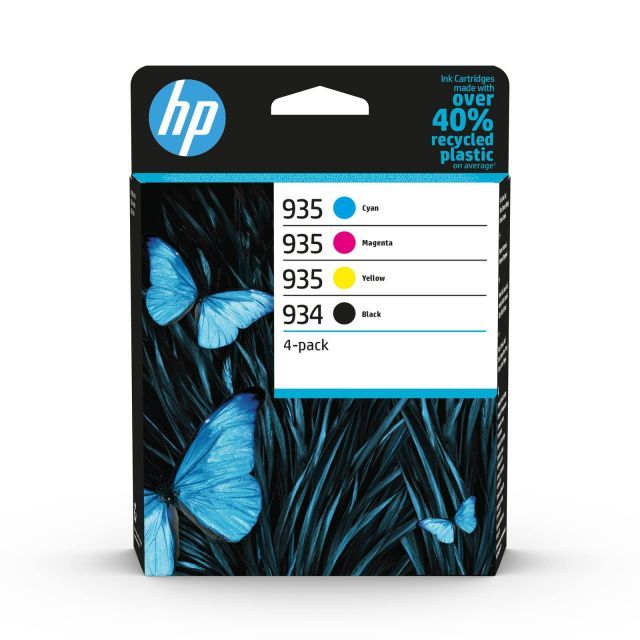 HP 6ZC72AE (934) SIYAH/(935) MACENTA/CYAN/SARI 4LU PAKET MUREKKEP KARTUSU