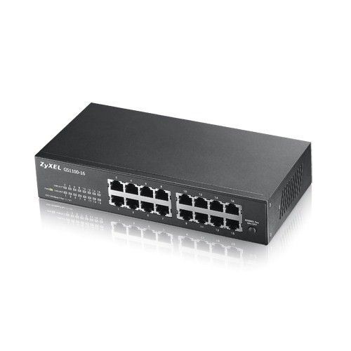 ZYXEL GS1100-16 16 PORT 10/100/1000 Mbps YÖNETİLEMEZ GIGABIT SWITCH V3