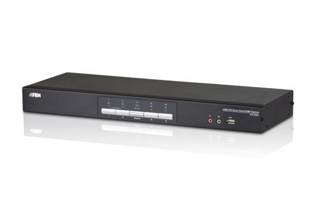 ATEN CS1644A-AT-G 4-PORT USB DVI DUAL DISPLAY KVMP SWITCH