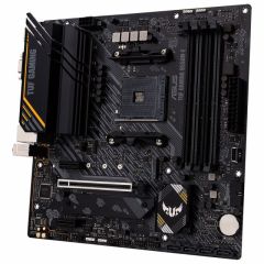 ASUS TUF GAMING B550M-E AMD B550 AM4 DDR4 4800 DP HDMI VGA ÇİFT M2 USB3.2 AURA RGB MATX 128GB KADAR RAM DESTEGI BIOS FLASHBACK BUTONU ASUS TUF PROTECTION