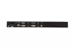 ATEN CL3800NX-ATA-TQG LCD KVM KONSOL 1U ULTRA SHORT DEPTH DUAL RAIL WIDESCREEN 1366 X 768 - 60 HZ