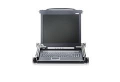 ATEN CL1000M-ATA-TQG 17 PS/2 VGA LCD CONSOLE W/TQ KB