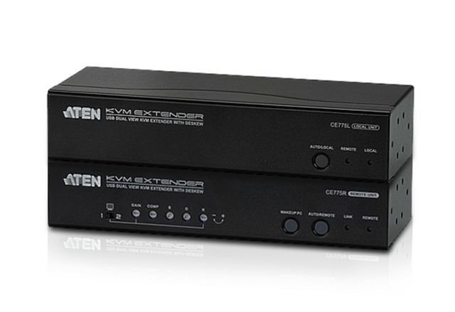 ATEN CE775-AT-G USB VGA D VIEW CAT 5 KVM EXTENDER W/DKW